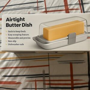 Airtight Butter Dish - Gray